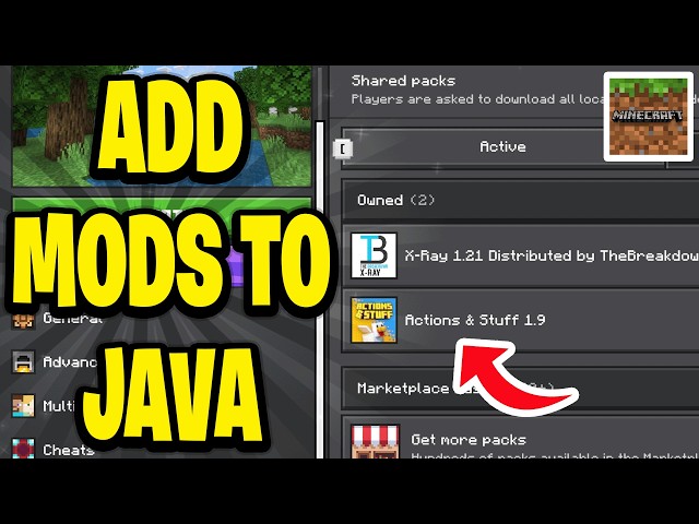 How To Add Mods To Minecraft Java Edition