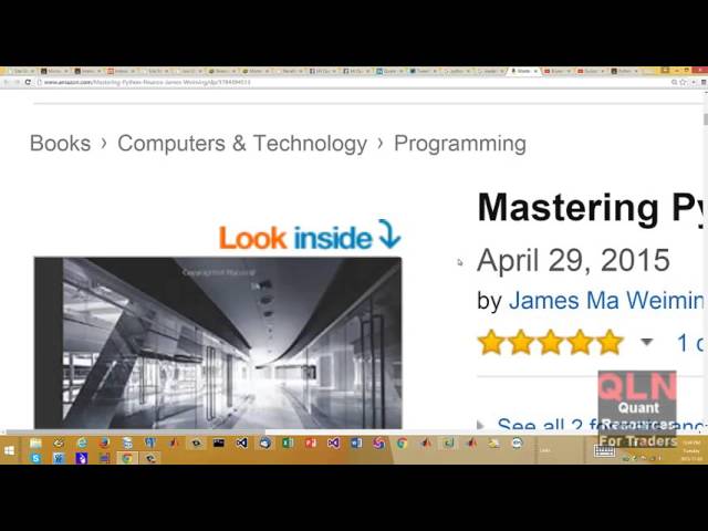 Intro to my Python book picks for new quant learning