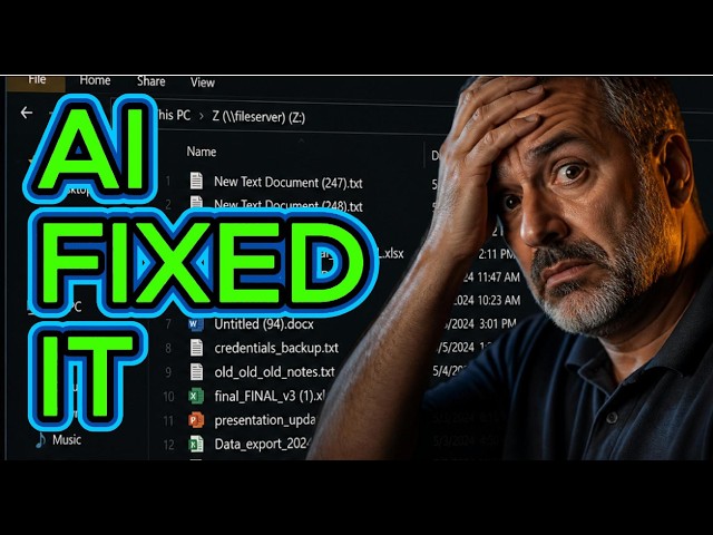 Everyone has a "junk drawer" full of files they wish were organized. AI Fixt IT!