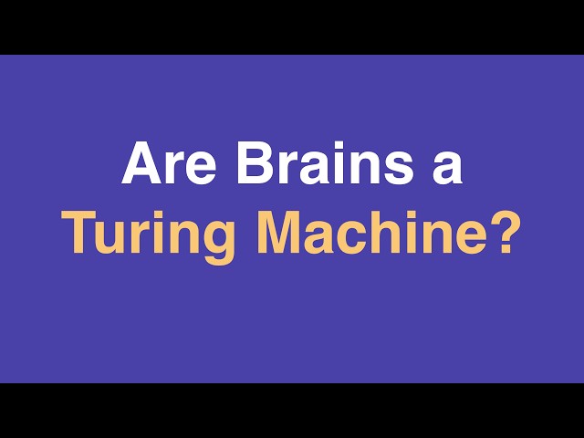 Writing An Essay on Brains and Turning Machines (Day 2)