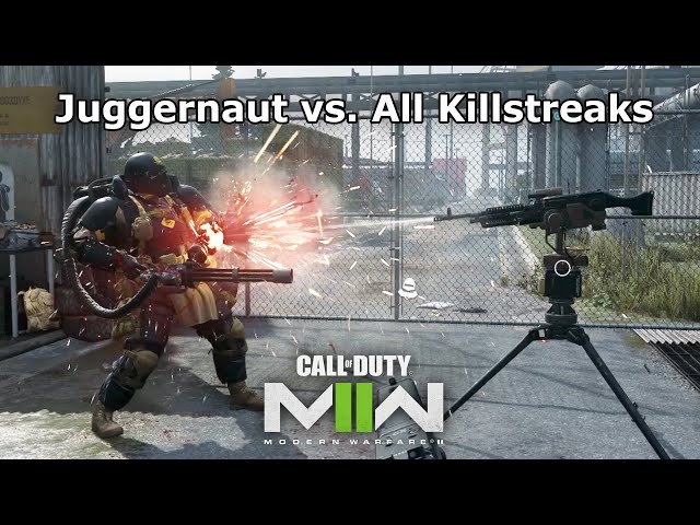 Juggernaut VS. All Killstreaks (Missile/Gunship/Stealth Bomber) - MWII 2022