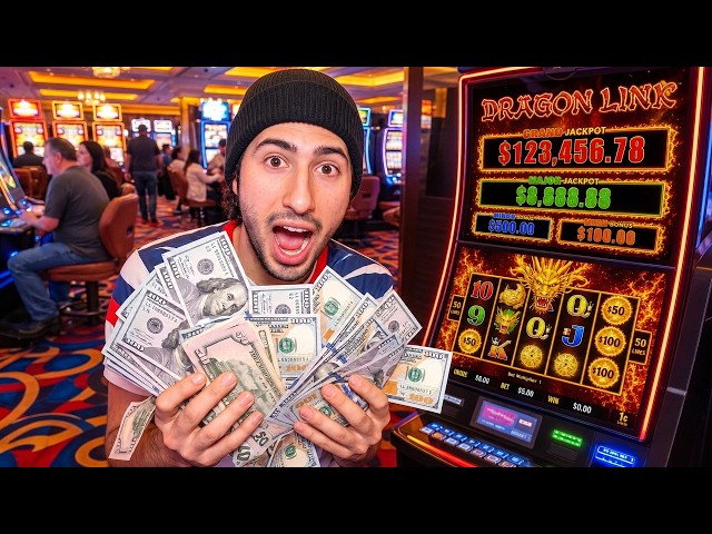 I Ran Up $750 To An INSANE AMOUNT Of Cash On SLOTS!