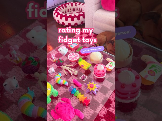 rating my fidget toys as an audhd person! 🌈 #audhd #actuallyautistic #fidget  #autistic