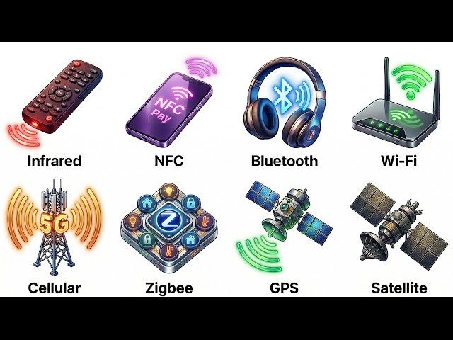 Every Wireless Technology Explained in 9 Minutes