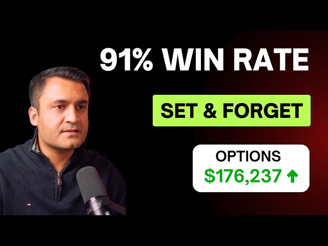 $176,237 LEAPS Options Trading Strategy - 91% Win Rate Without Watching Charts