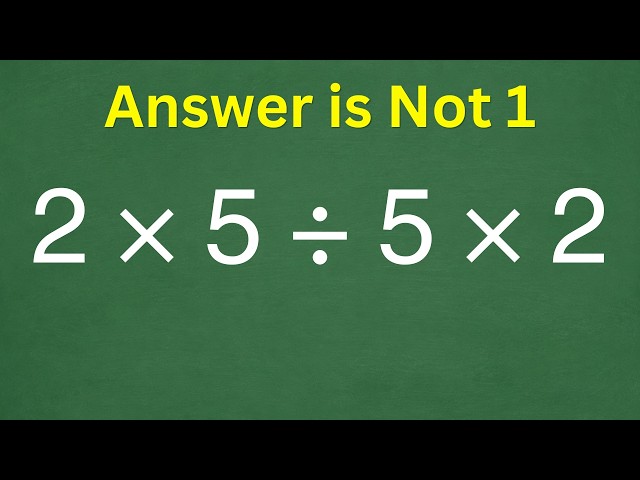 Most People Get This Math Problem Wrong!