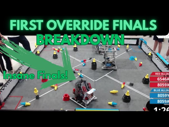 Live Reaction and Breakdown of First Override Finals | Blanks Beginning VEX V5 Override