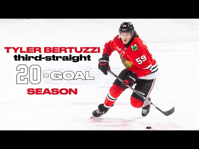 La tercera temporada consecutiva de más de 20 goles de Tyler Bertuzzi🚨🔥