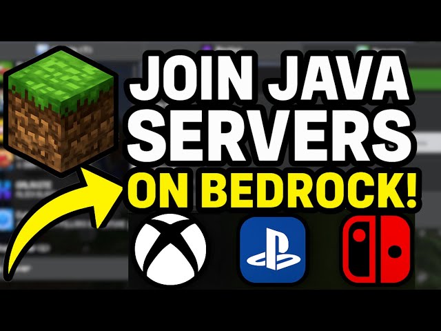 How to Join ANY Java Server from Bedrock (Xbox, PlayStation, Switch)
