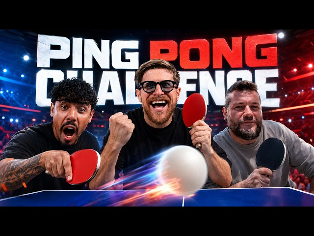 THE MOST RIDICULOUS PING PONG TOURNAMENT EVER RICHI vs DADDA vs STE - AS ALWAYS SOMEONE LOST IT