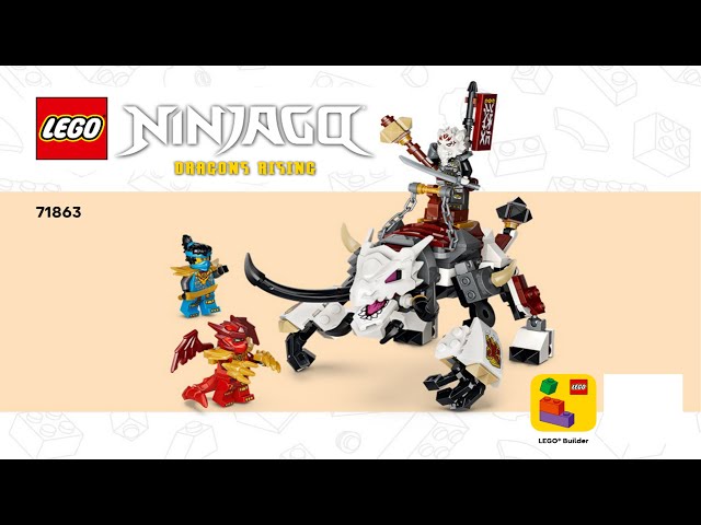LEGO Instructions - Ninjago - 71863 - Zilvar and Grimtak the Dragon Beast - Dragons Rising Season 4