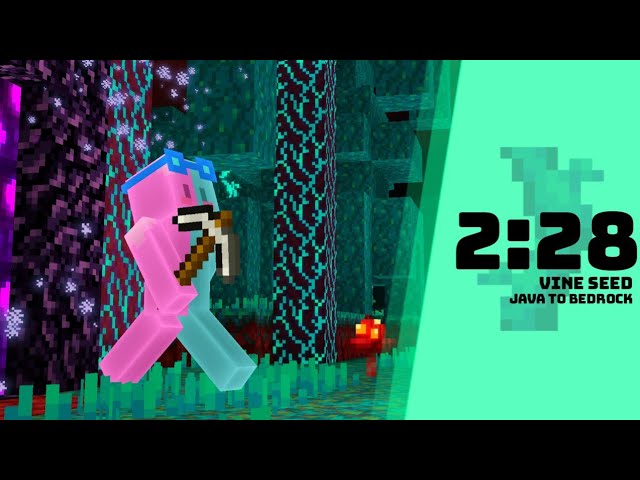 [2:28] Java Vine Seed on Bedrock Edition