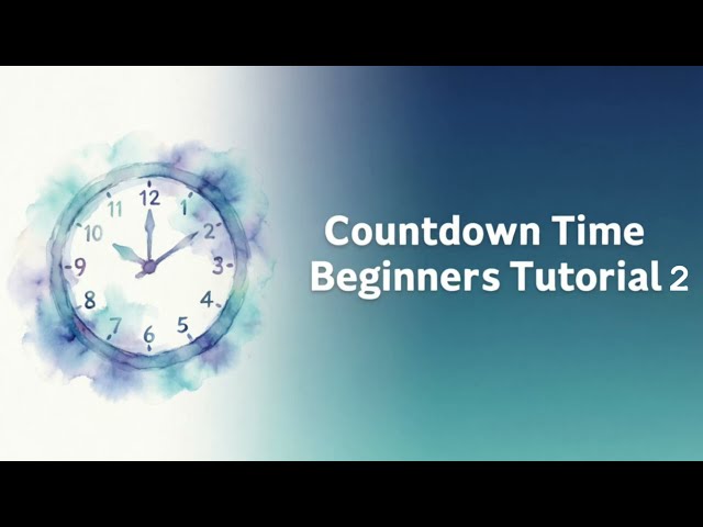 Build Countdown Timer With HTML, CSS & JS For Beginners P2