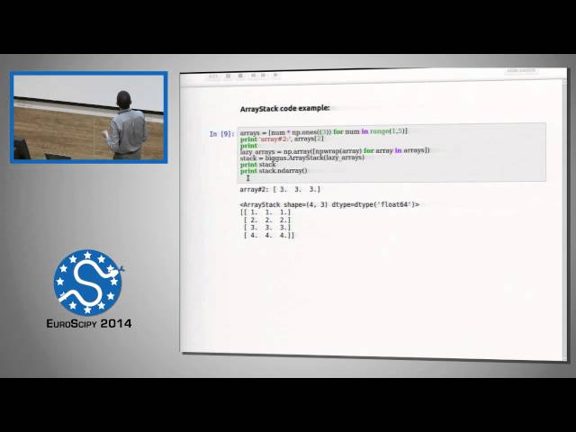 Efficient large data operations with Biggus | EuroSciPy 2014 |  Patrick Peglar