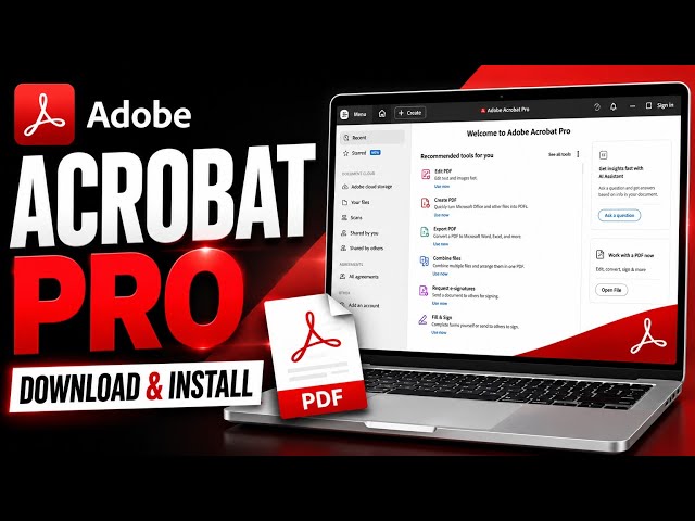 How to Download & Install Adobe Acrobat Pro | Complete Tutorial