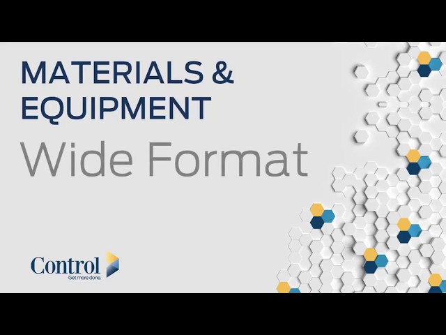 Wide Format Material & Equipment
