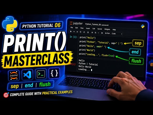 Python Tutorial 06 | print() Function Explained