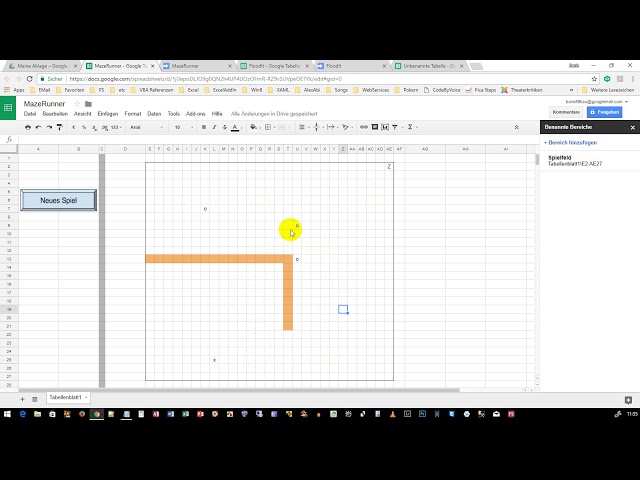 MazeRunner selber programmiert mit GoogleAppScript und JavaScript Teil 2
