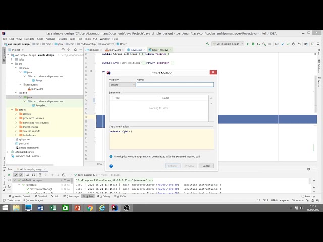 Simple Design in Java