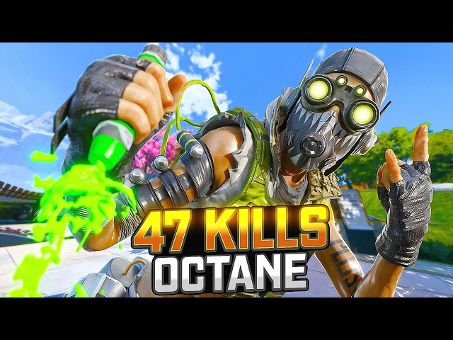 INSANE Octane 47 KILLS and 9K Damage Apex Legends