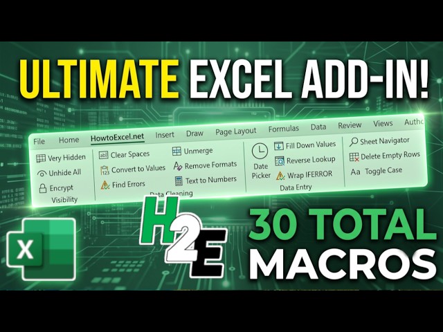The Ultimate Excel Add-In: 30 Macros to Make You More Efficient