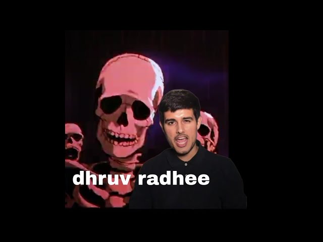 dhruv rathee best'roasting vedeo #anime #vairal #comedy KSR sceliton 0.9