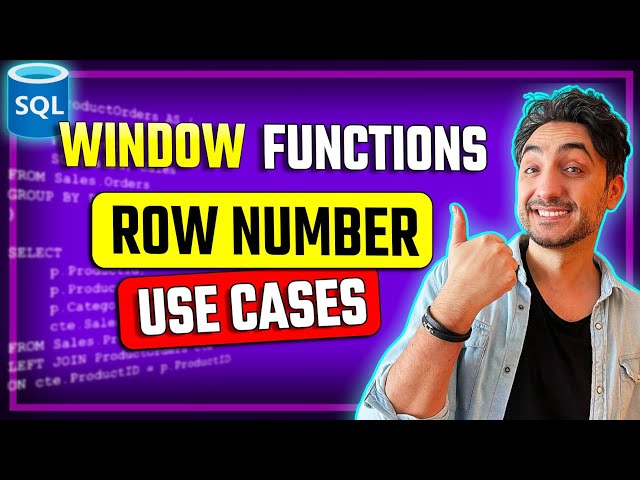 Top 4 Analytical Use Cases for ROW_NUMBER SQL Window Function