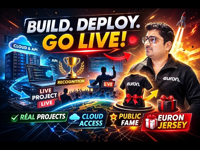 EURON BUILDER: Students Present LIVE Projects | Cloud Access + Public Fame + Jersey Recognition