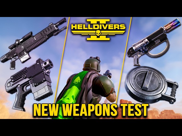 Castellan's Creed – All New Weapons Showcase | Helldivers 2 x Warhammer 40000