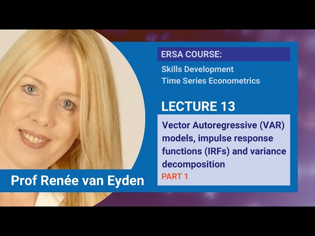 Lecture 13: VAR, impulse response functions (IRFs) and variance decomposition