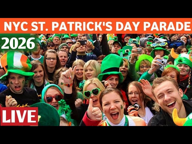 LIVE: NYC St. PATRICK’S DAY PARADE 2026 ☘️ Biggest Irish Celebration! 🇮🇪