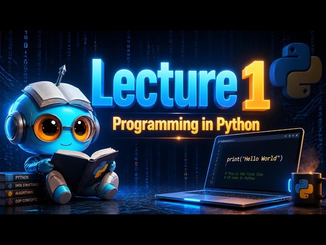Lecture 1 Programming in Python