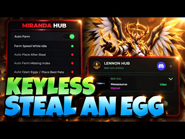 🔥 [OP] 2 STEAL AN EGG SCRIPTS – *NOKEY* |  INSTANT STEAL ⚡, NEW EVENT & MORE! 🥚