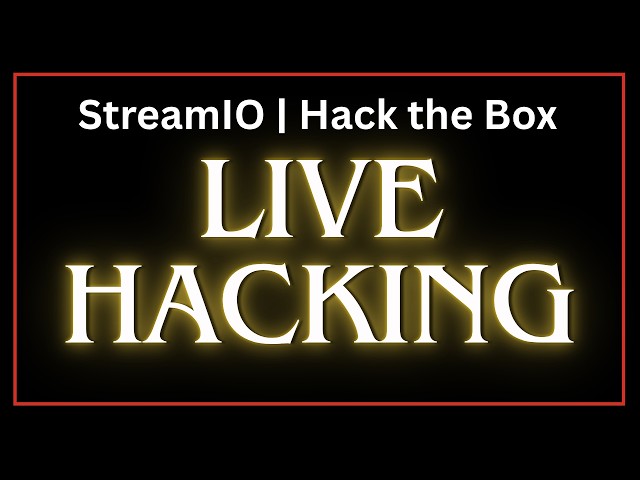 Hacking a Streaming Service | StreamIO from Hack the Box (part 2)