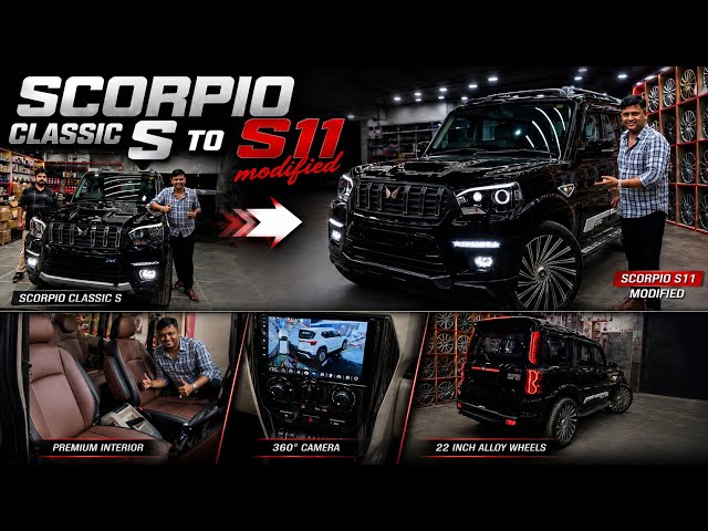 Scorpio Classic  S to S11 Modified✅scorpio classic s✅Scorpio modified✅Scorpio