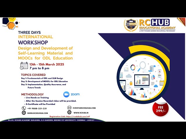 Day 1 - Fundamentals of ODL & Self Learning Material Design.