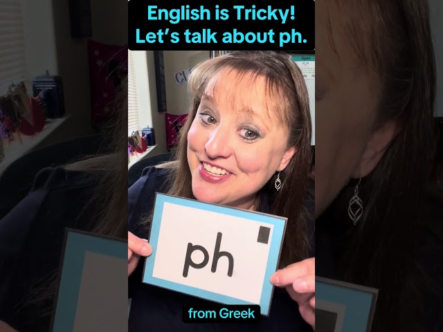 The ph digraph can be tricky. I give history and tips to help your learners sort it out. #phonics
