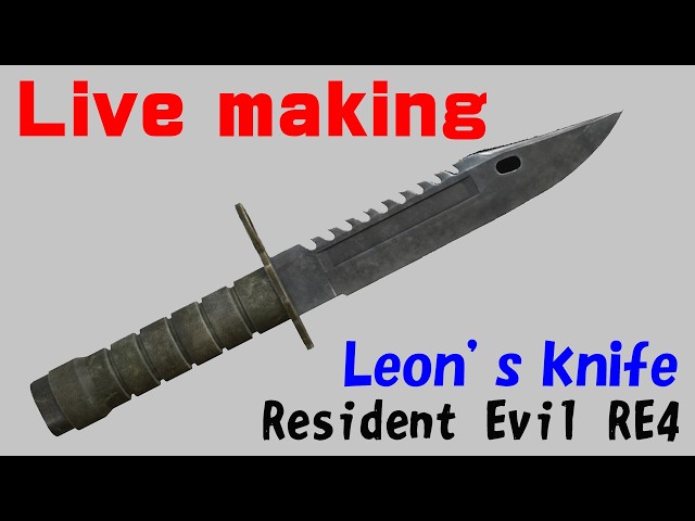 【Live making!】Leon's knife - Resident Evil 4