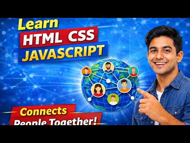 Learn HTML CSS & JavaScript |Complete Beginner Guide 2026 #viral #htmlcssjavascript #trending #Tech 