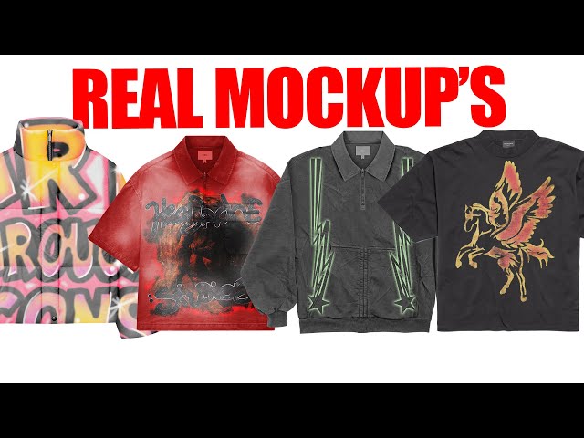 How to make a MOCKUP for your CLOTHING BRAND