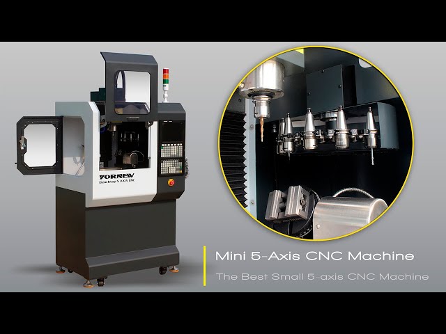 2025 Newest! Cheap! Affordable Small 5 Axis CNC Machining Center for Hobby | YORNEW Small CNC
