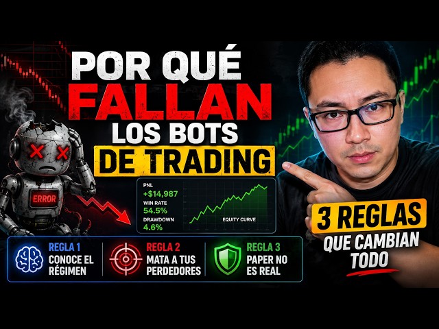 Por qué fallan los bots de trading — y las 3 reglas con las que diseñé el mío