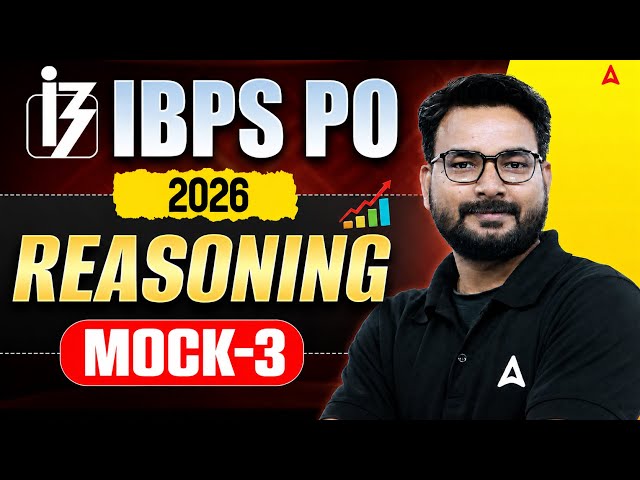 IBPS PO 2026 Reasoning | Reasoning Mock Test - 3 | Most Expected Paper by Saurav Sir