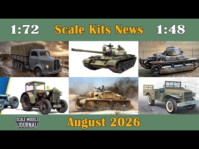 Scale Models News / Armor and Vehicles 1:72, 1:48 - August 2026