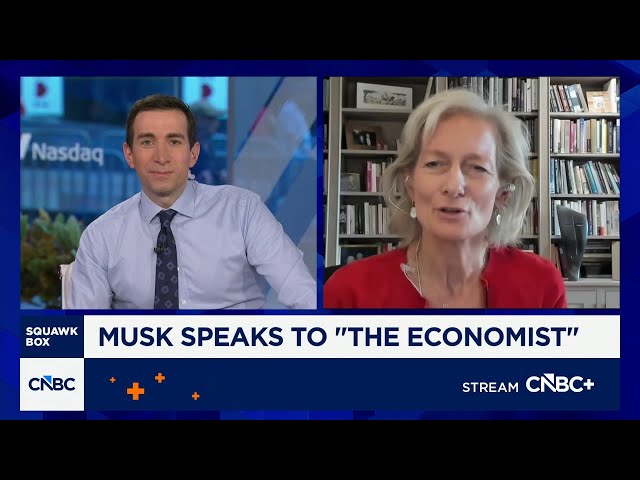 Elon Musk speaks to 'The Economist': Editor-in-chief Zanny Minton Beddoes on the key takeaways