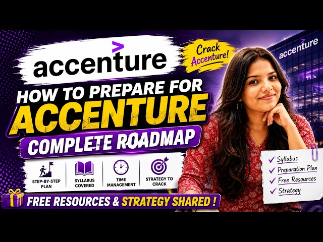 Roadmap for Accenture 😮 How to Prepare for Accenture Exam | Accenture Exam Complete Preparation