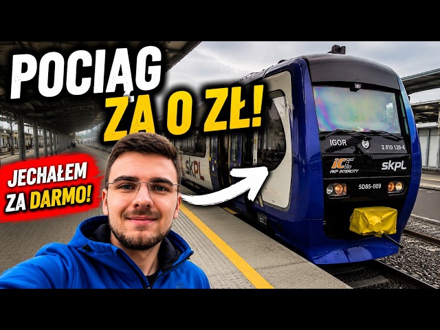 I rode a FREE PKP INTERCITY TRAIN!
