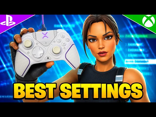 Best Controller Settings for Fortnite Zero Build (AIM)!!