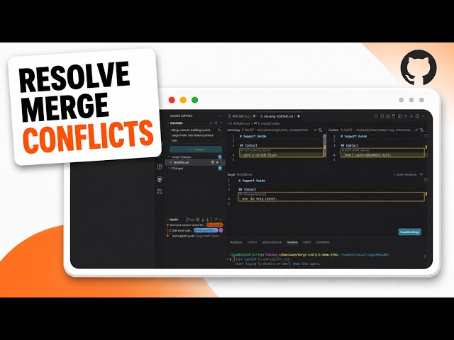 How to Fix GitHub Merge Conflicts in VS Code (2026 Visual Resolution)