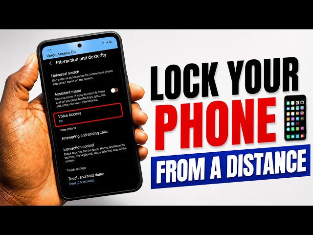 How to Lock Your Android Phone From a Distance 🔒📱 | Secret Voice Access Trick